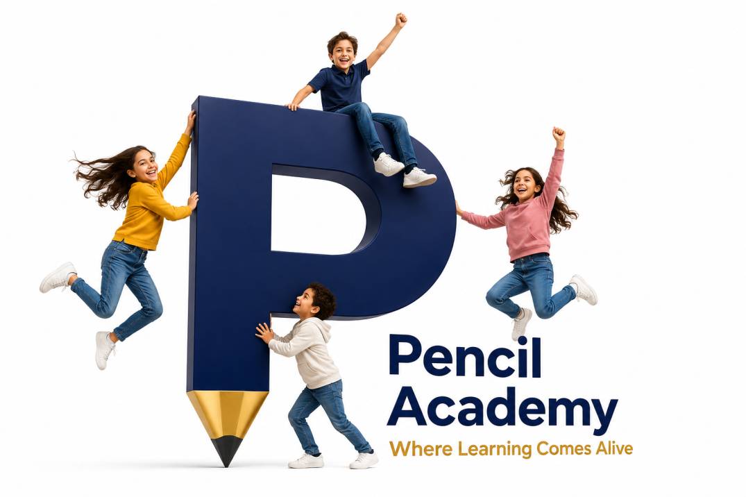 Children learning online with Pencil Academy